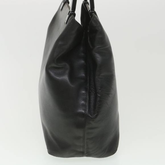 PRADA Hand Bag Leather Black Auth yb005 - Picture 3 of 16